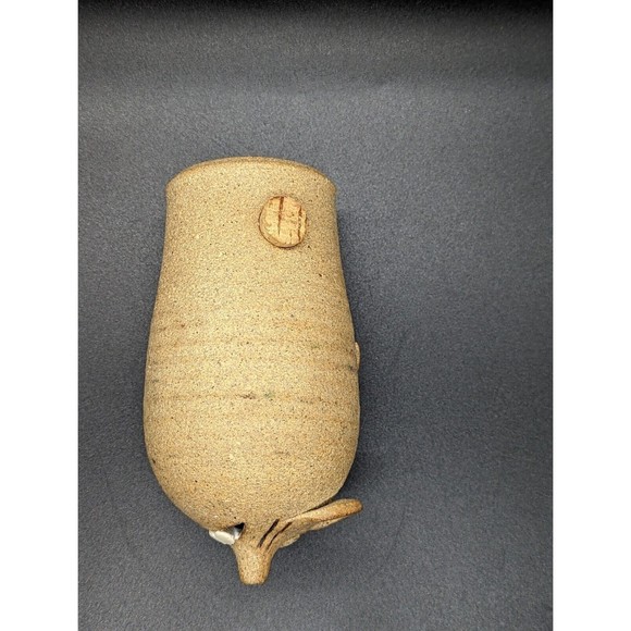 Vintage 1990 Schlauch Studio Pottery Mouse Grated Cheese Shaker or Vase 6" - Picture 3 of 15